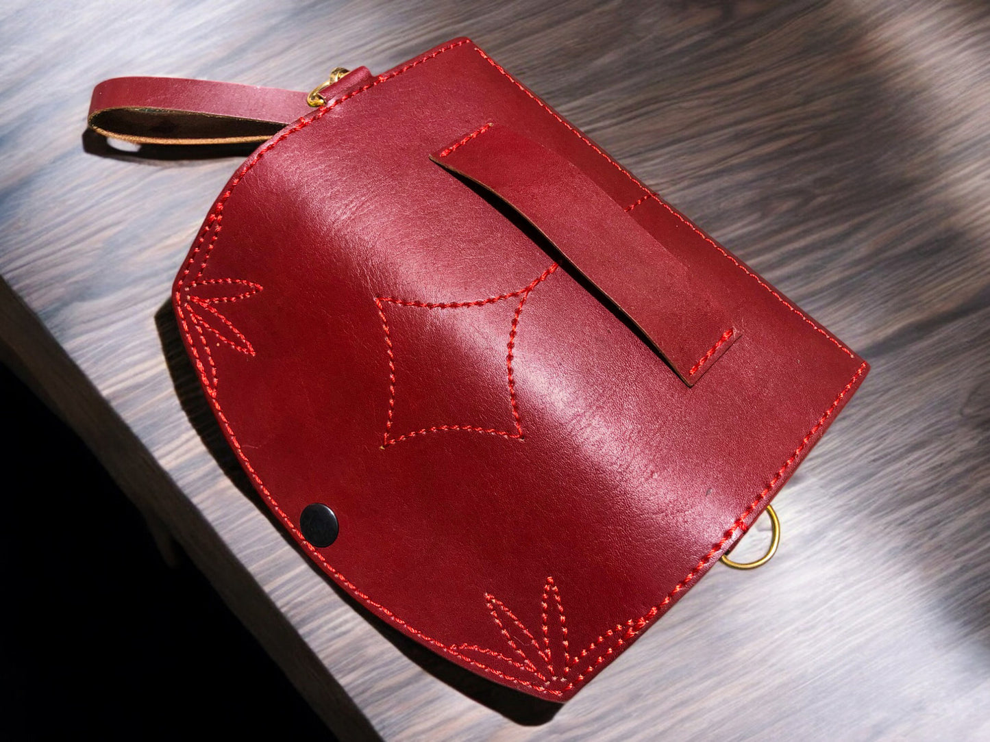 Genuine Leather Bifold Wallet-Clutch For Women Minimalist Design